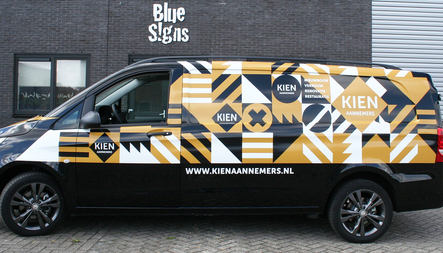 Bedrijfswagen Bestickeren Autorec Kien Bluesigns Hoorn Zwaag